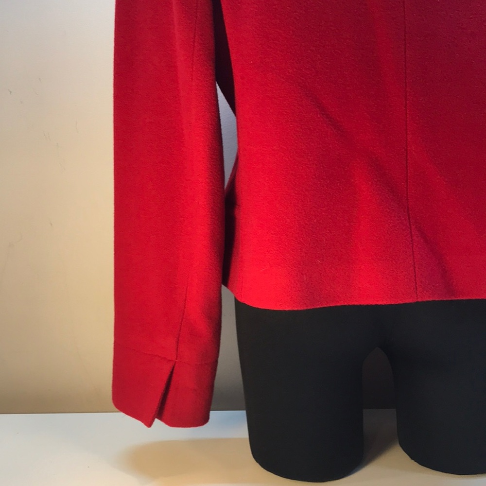 Harve Bernard Red “Cashmere-Like” Jacket Size XL - Picture 4 of 6